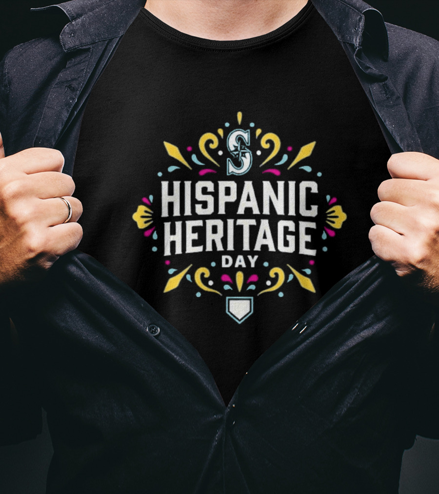 Mariners Hispanic Heritage Day S 2026 Celebratory T-Shirt