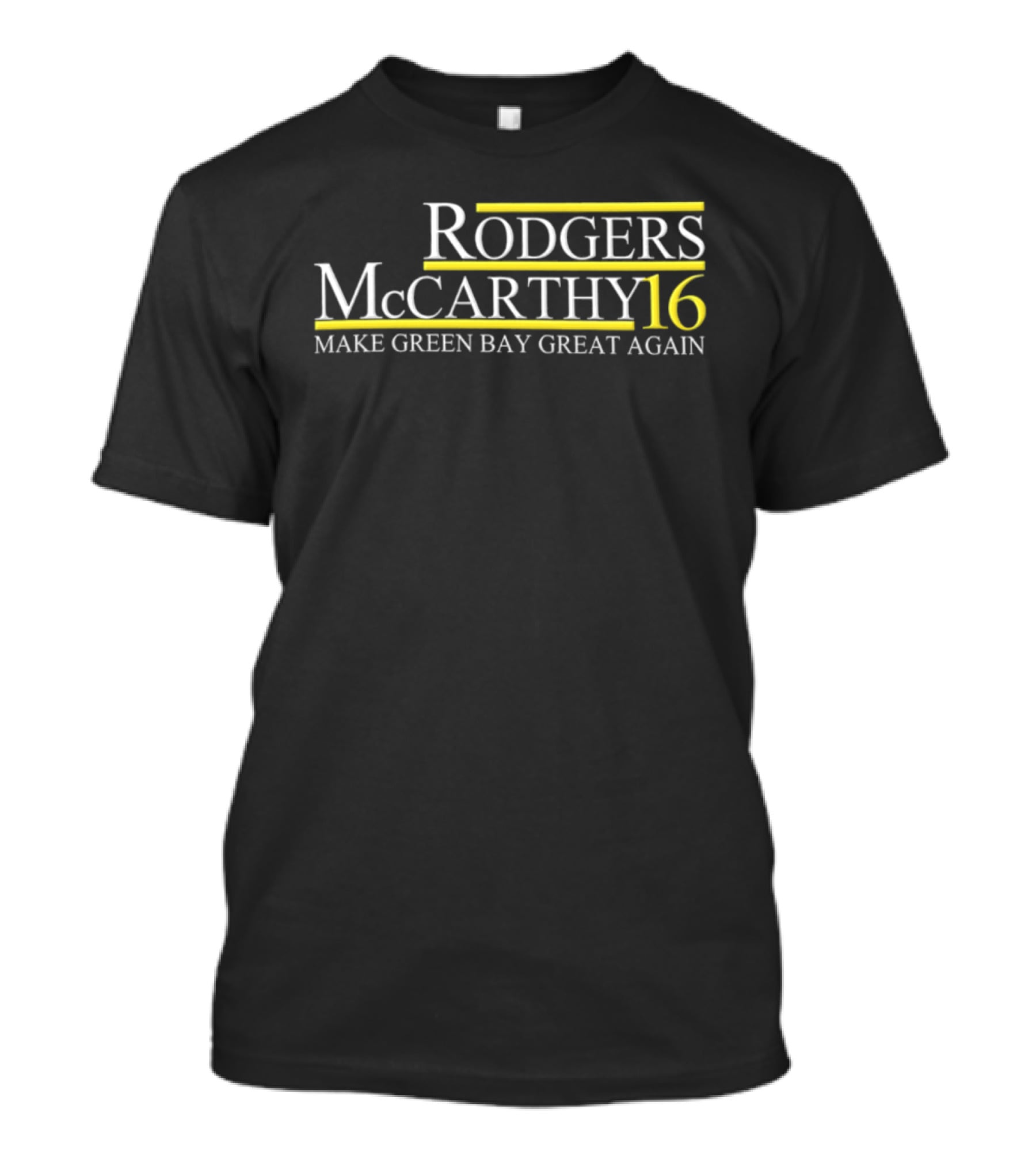 Rodgers McCarthy 16 Make Green Bay Great Again T-Shirt