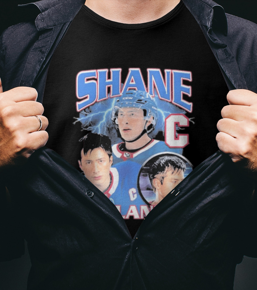 Shane Hollander C Hockey Player Lightning Blue Jersey T-Shirt