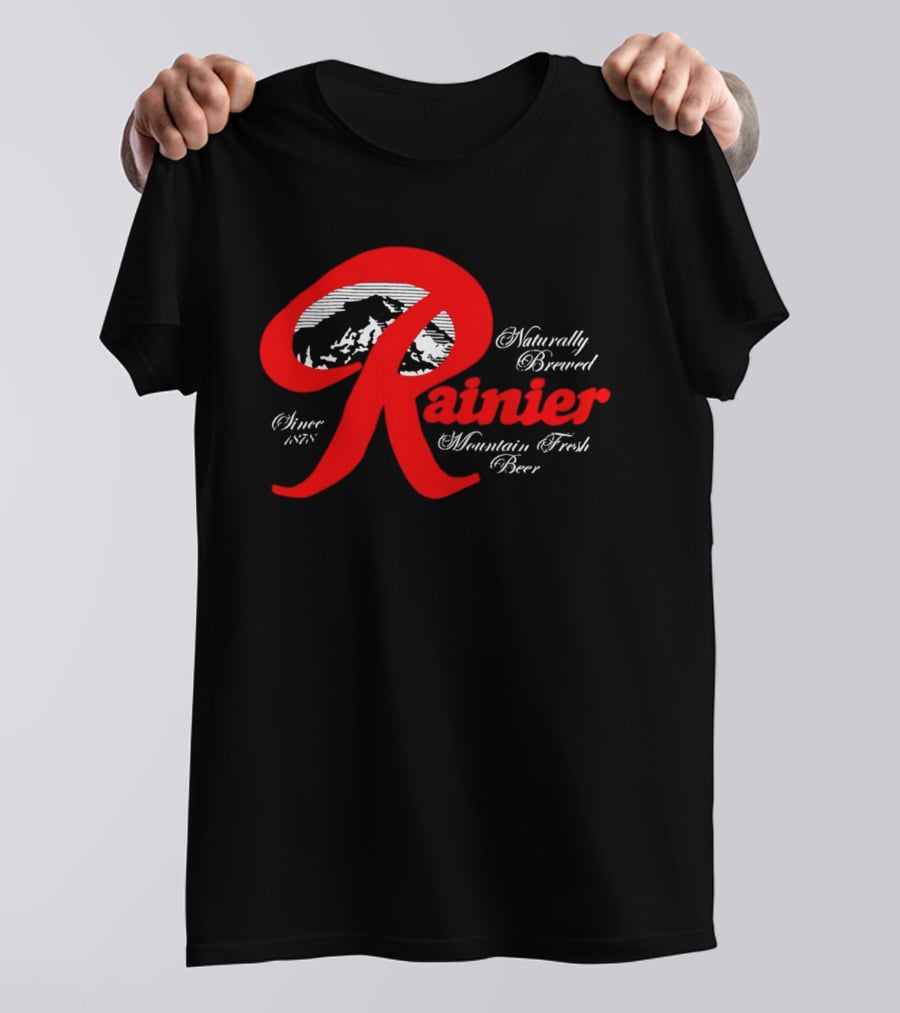 Since 1878 Rainier Naturally Brewed Mountain Fresh Beer T-Shirt