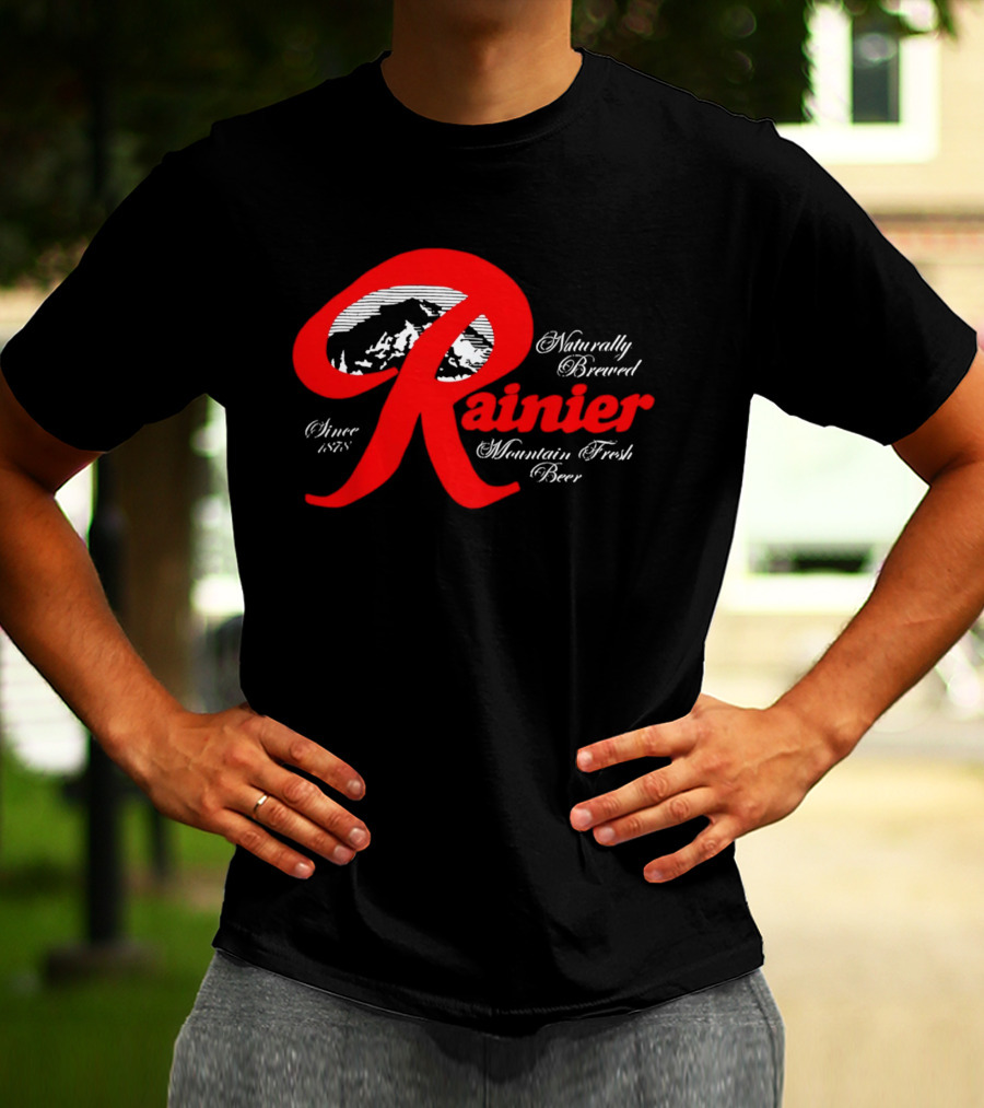Since 1878 Rainier Naturally Brewed Mountain Fresh Beer T-Shirt
