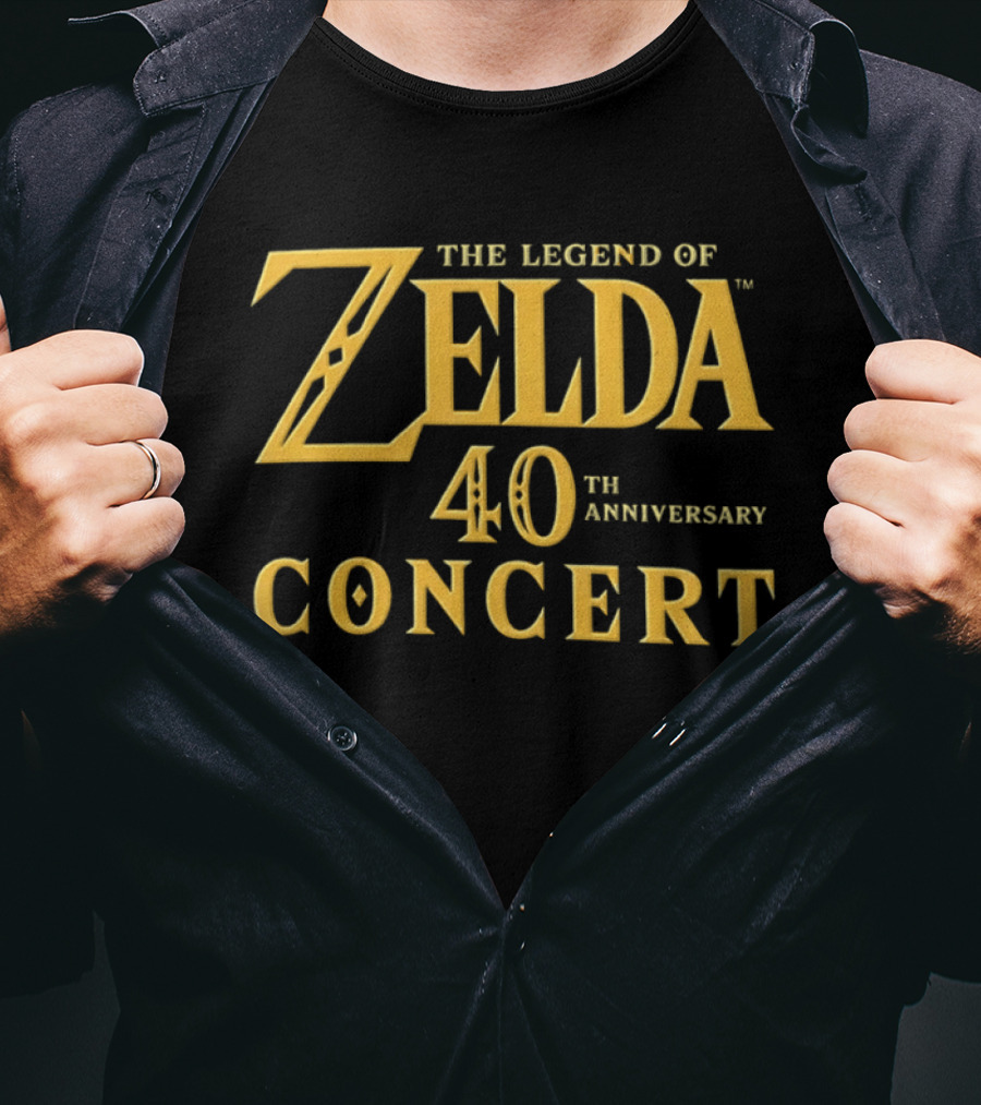The Legend Of Zelda 40th Anniversary Concert Celebration T-Shirt