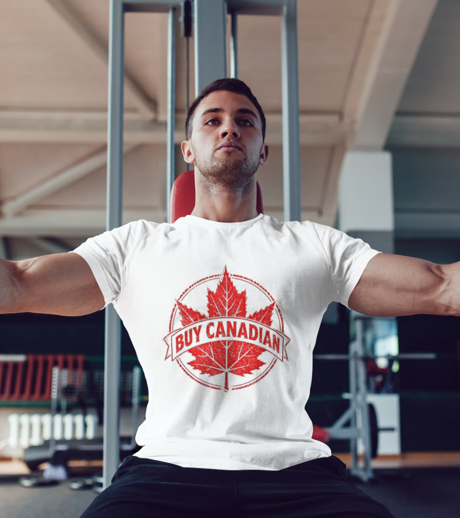 Buy Canadian Support Local Maple Leaf Pride T-Shirt
