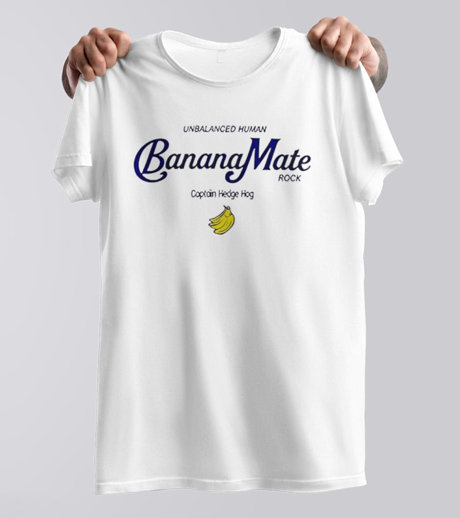 Unbalanced Human BananaMate Captain Hedge Hog Rock T-Shirt