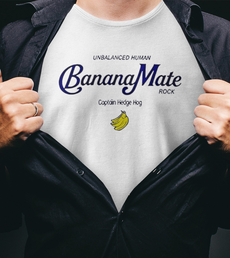 Unbalanced Human BananaMate Captain Hedge Hog Rock T-Shirt