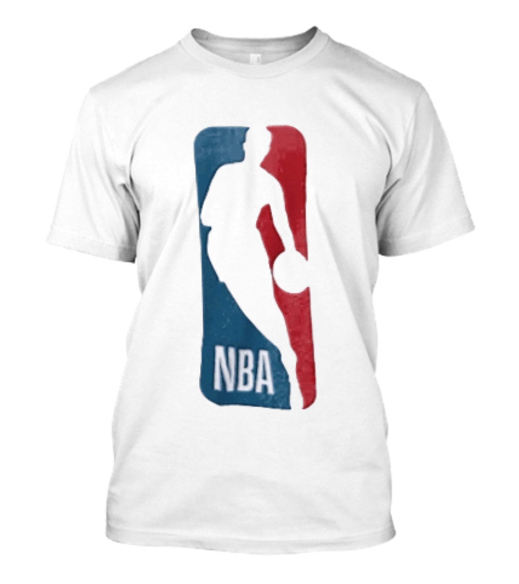 NBA National Basketball Association Blue Red Abstract T-Shirt
