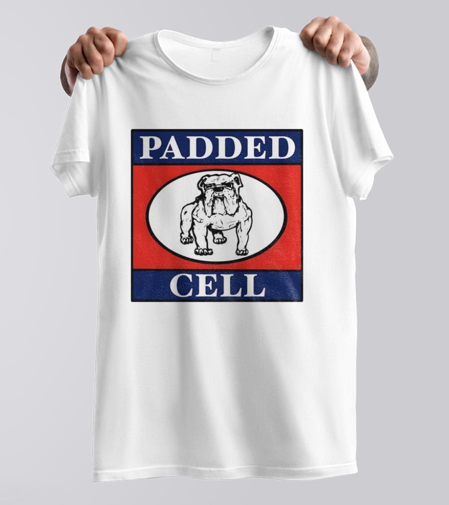 Punk Rock Padded Cell Bulldog Oval T-Shirt