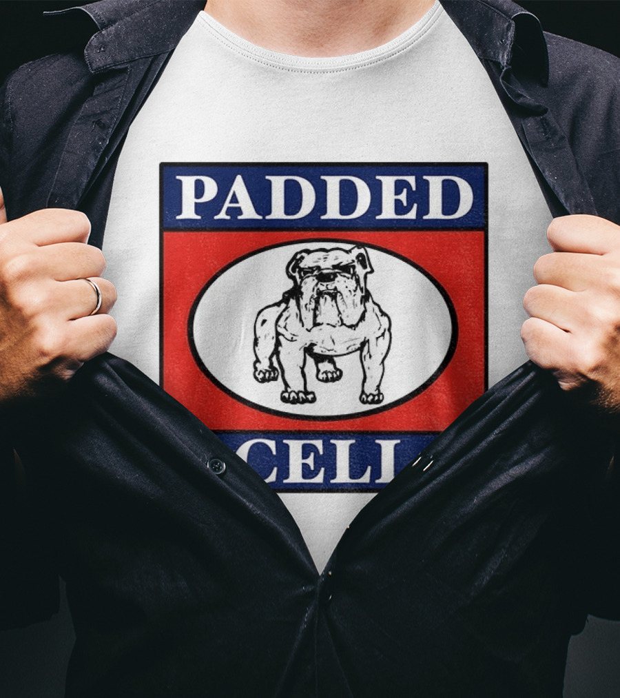 Punk Rock Padded Cell Bulldog Oval T-Shirt