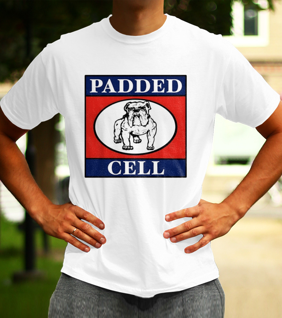 Punk Rock Padded Cell Bulldog Oval T-Shirt
