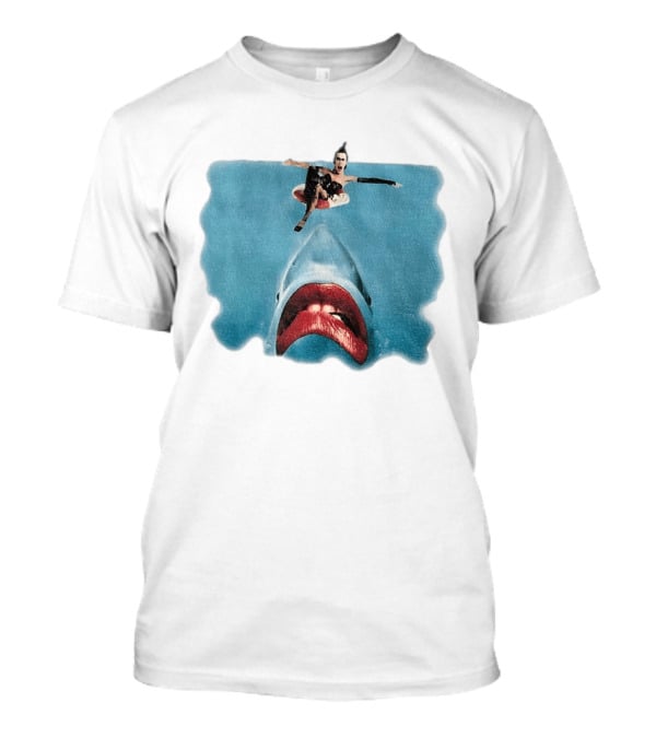Sharky Horror Picture Show Jaws Mashup Movies T-Shirt