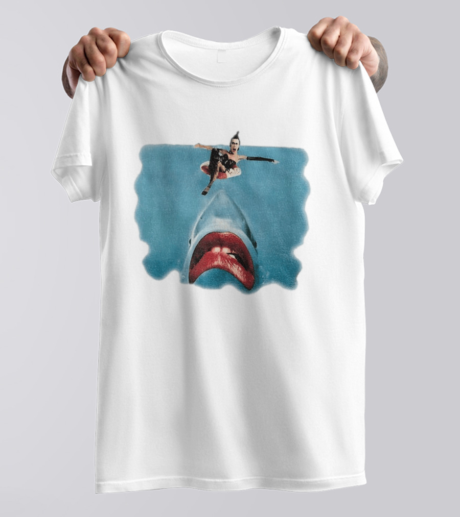 Sharky Horror Picture Show Jaws Mashup Movies T-Shirt