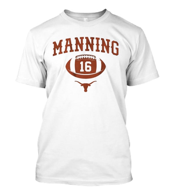 Texas Football Manning 16 Longhorn Heritage T-Shirt