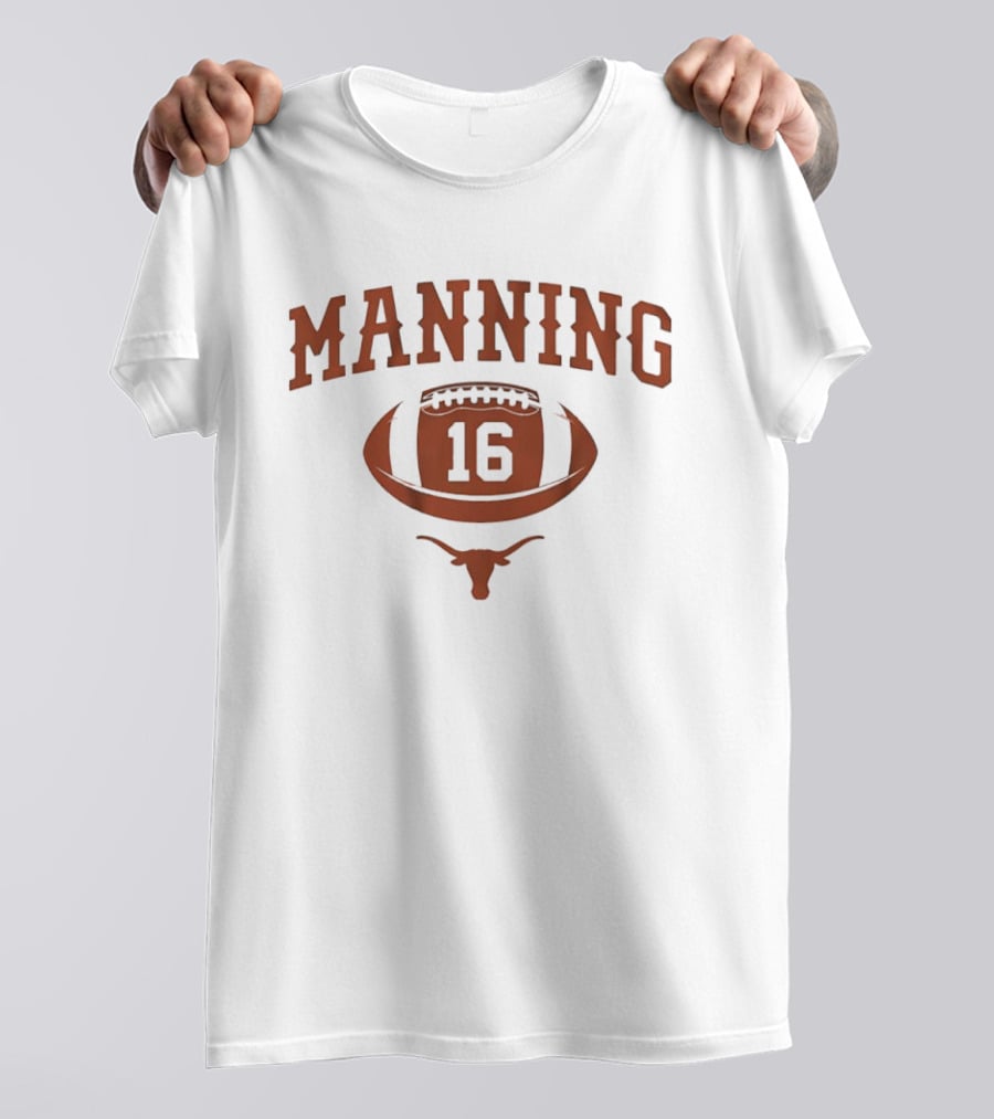 Texas Football Manning 16 Longhorn Heritage T-Shirt