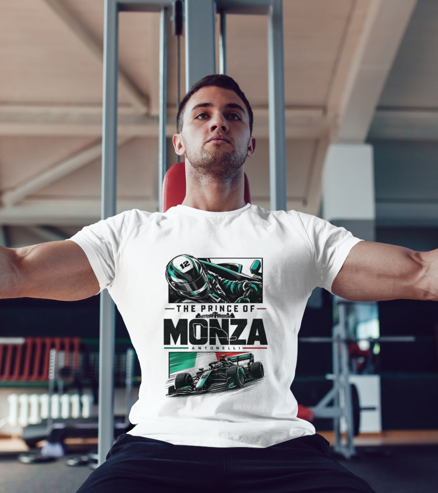 The Prince Of Monza Antonelli Racing Car T-Shirt