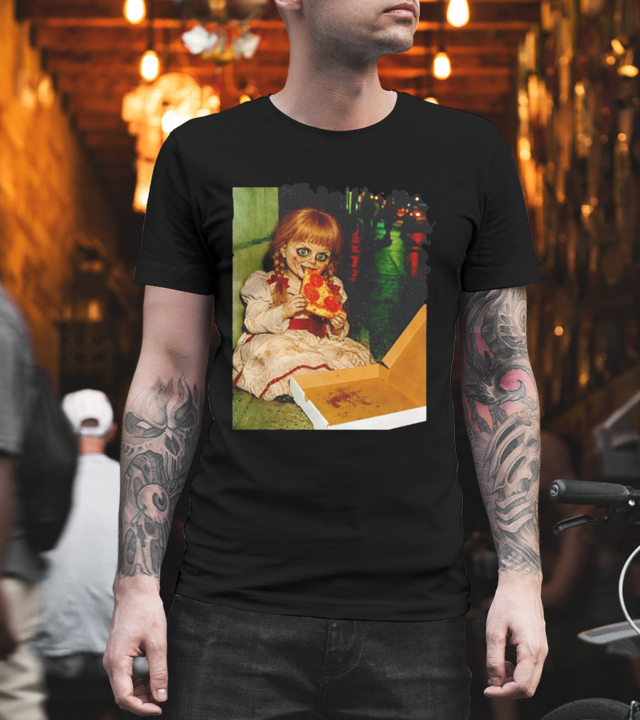 Annabelle Pizza Night Halloween T-Shirt