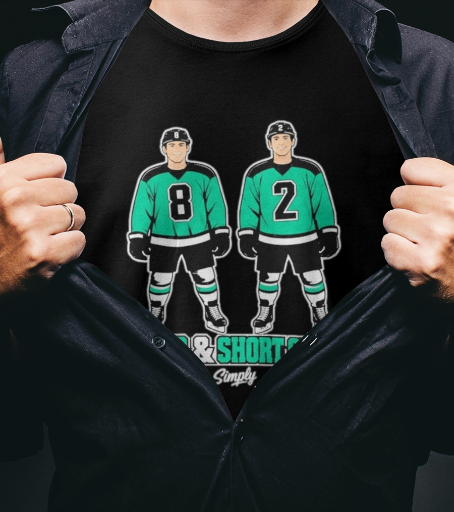 Bryan Woo Big D And Short Stack Hockey Players Number 8 And 2 Simply T-Shirt