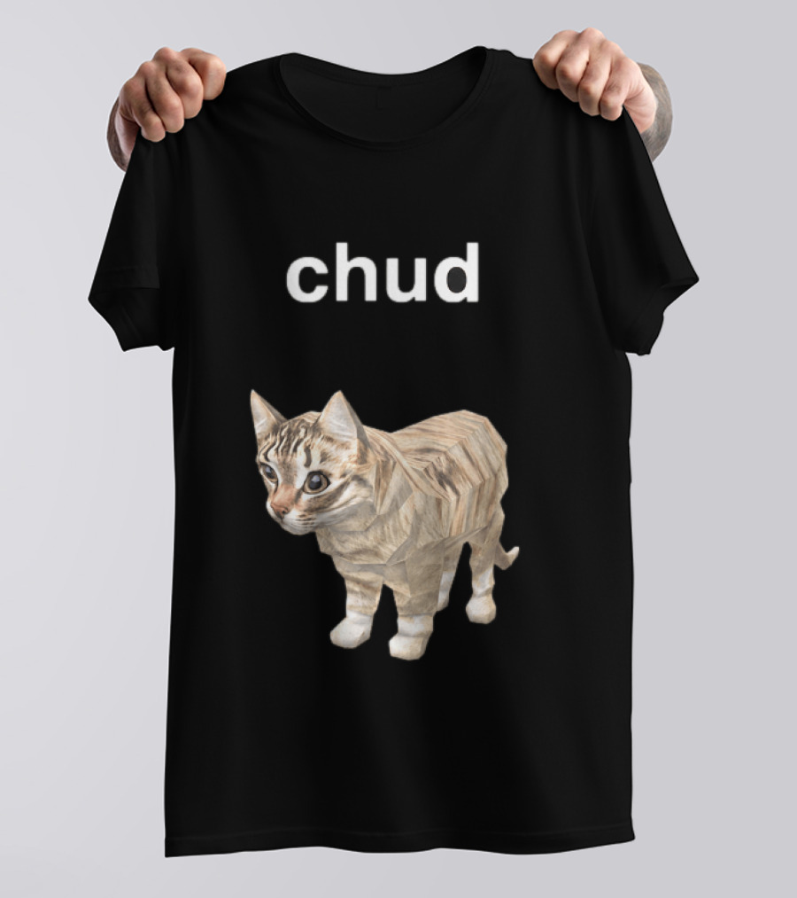 Chud Cat Meme Funny Internet Culture T-Shirt