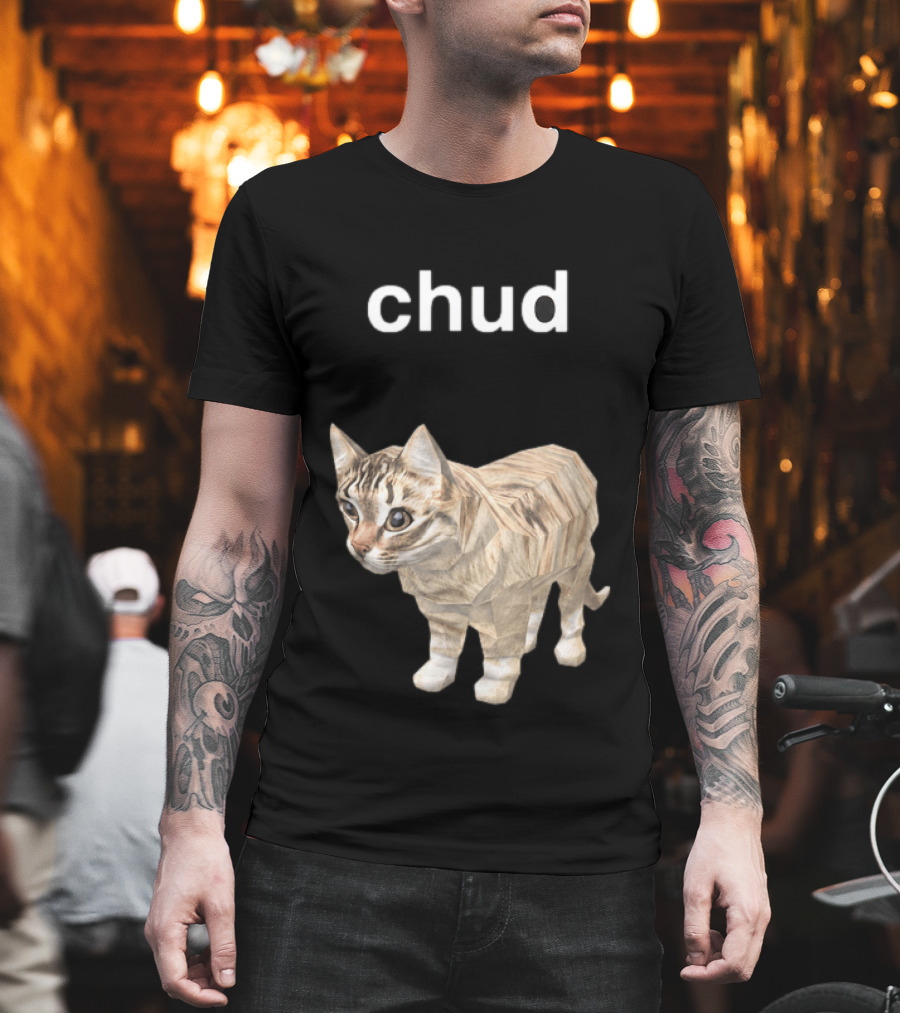 Chud Cat Meme Funny Internet Culture T-Shirt