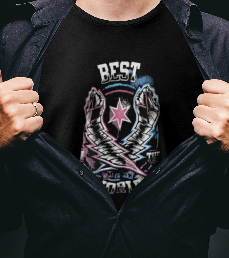 CM Punk Best In The World WWE Lightning Fist Star T-Shirt