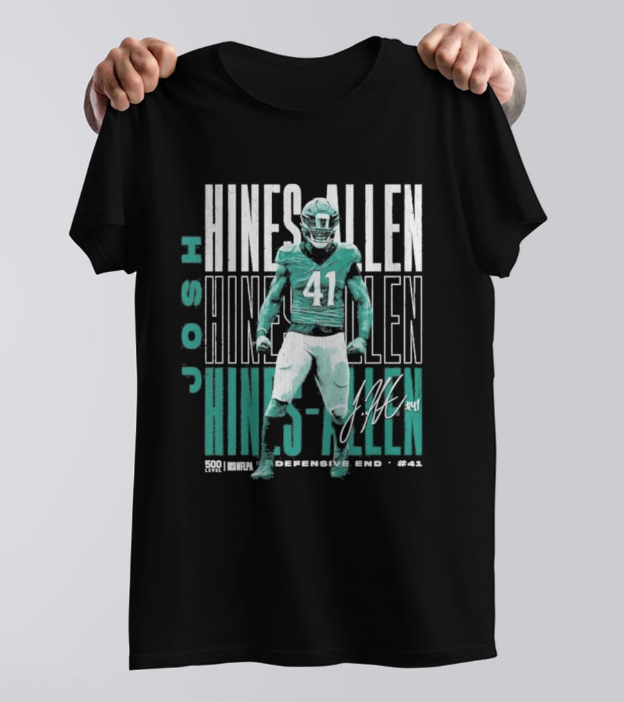 Josh Hines Allen 41 Jacksonville Football Repeat T-Shirt