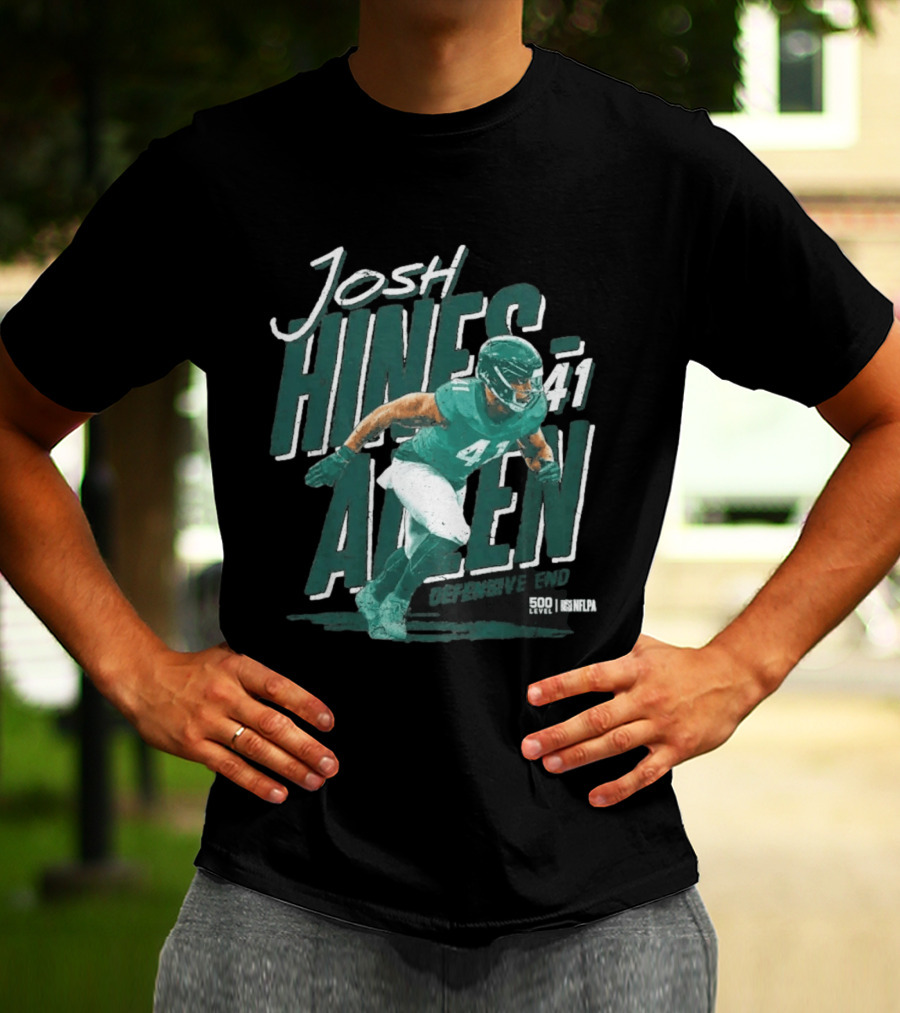 Josh Hines Allen 41 Defensive End NFLPA 500 Level T-Shirt