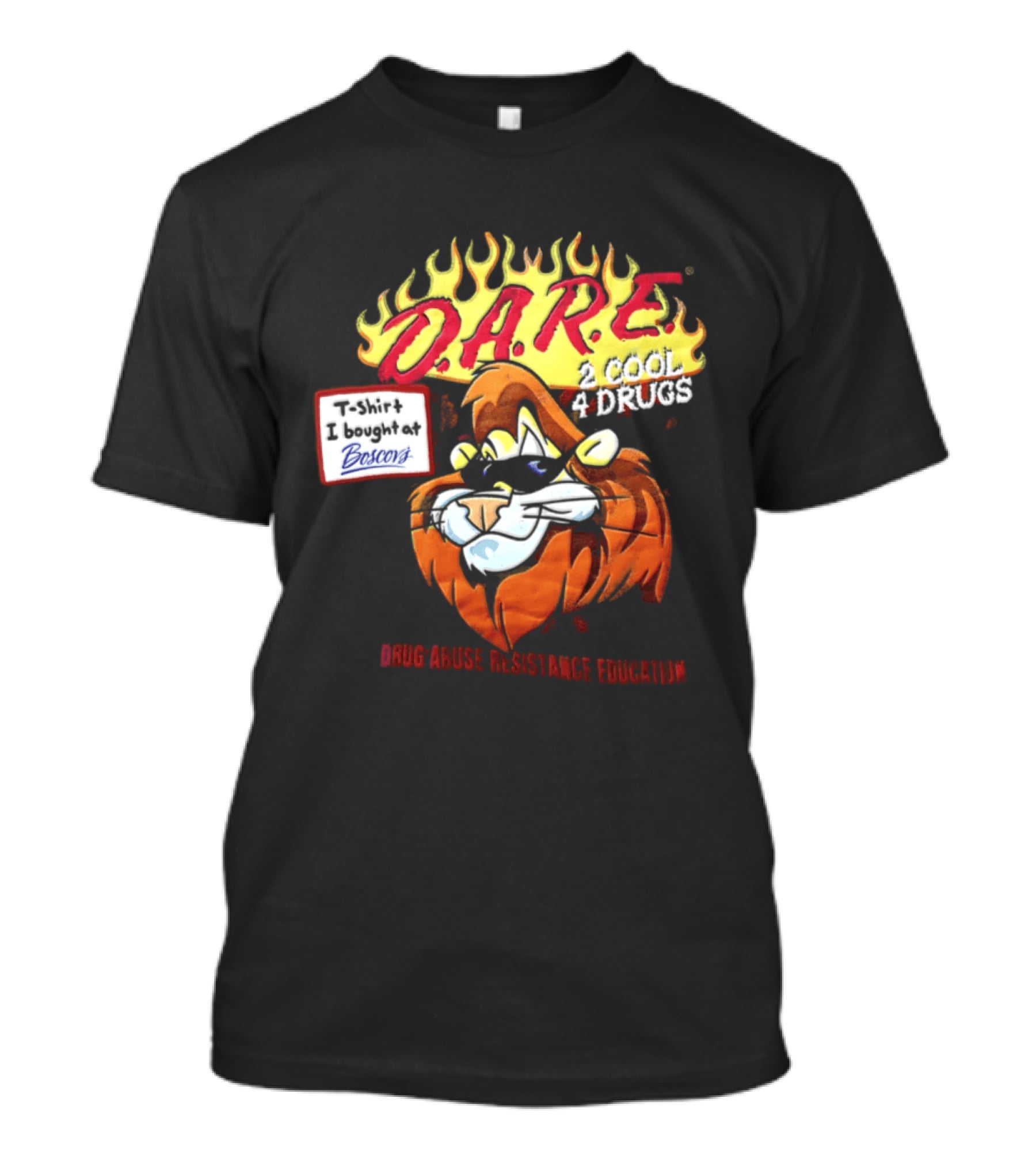D.A.R.E. Is Cool 4 Drugs Lions Drug Abuse Resistance Education T-Shirt