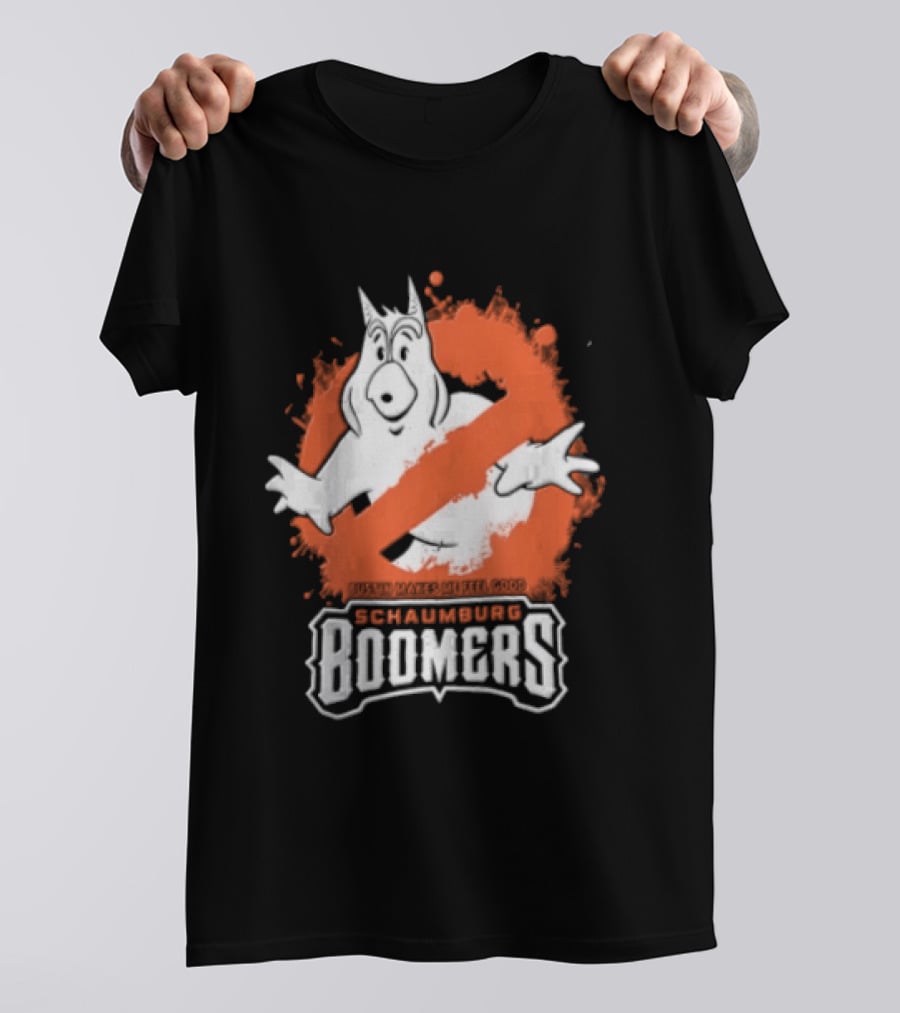 Schaumburg Boomers Bustin Makes Me Feel Good Ghostly T-Shirt