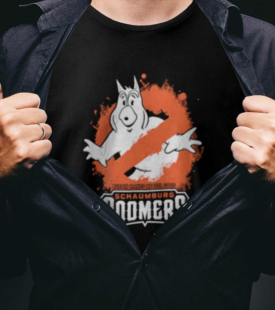 Schaumburg Boomers Bustin Makes Me Feel Good Ghostly T-Shirt