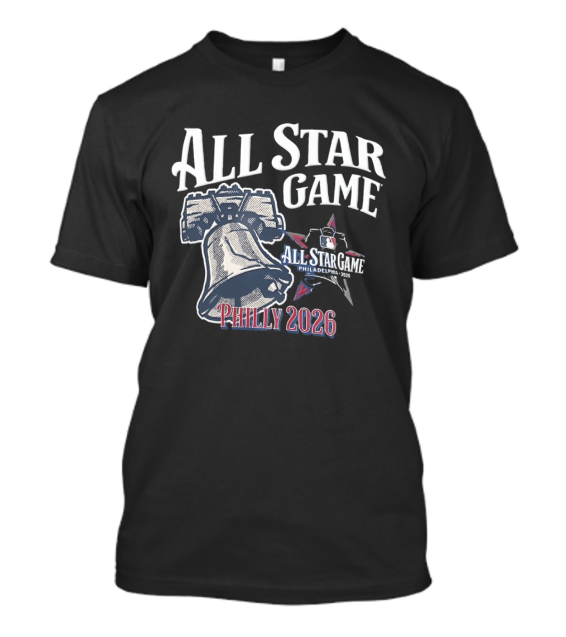 MLB Philadelphia Phillies All Star Game Liberty Bell Philly 2026 T-Shirt