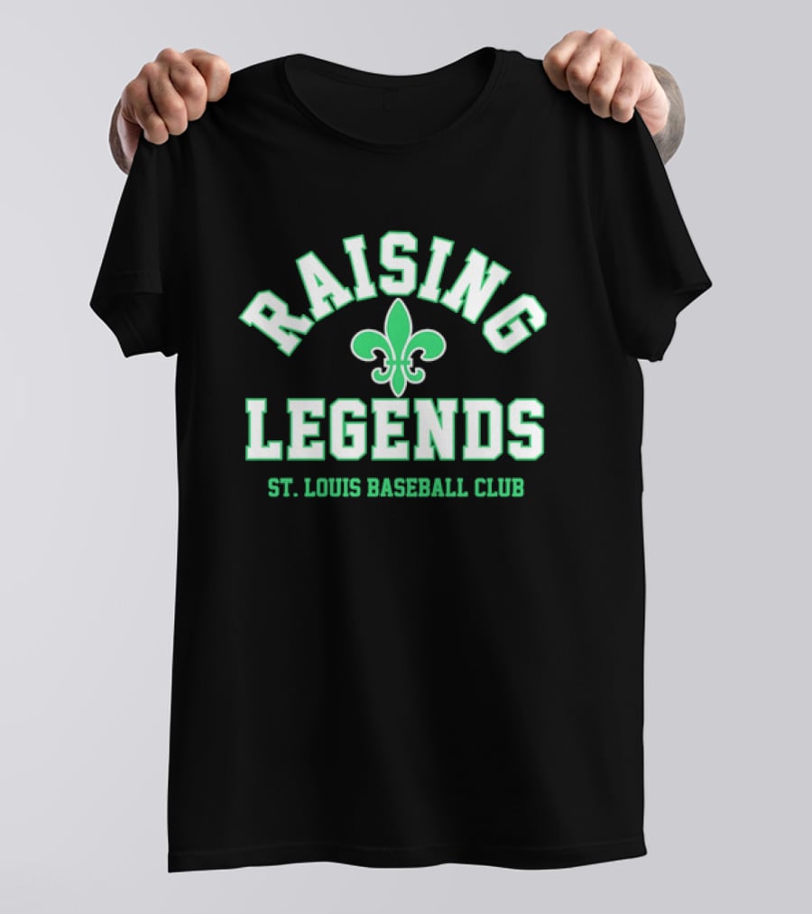 Raising Legends St. Louis Baseball Club Fleur De Lis T-Shirt