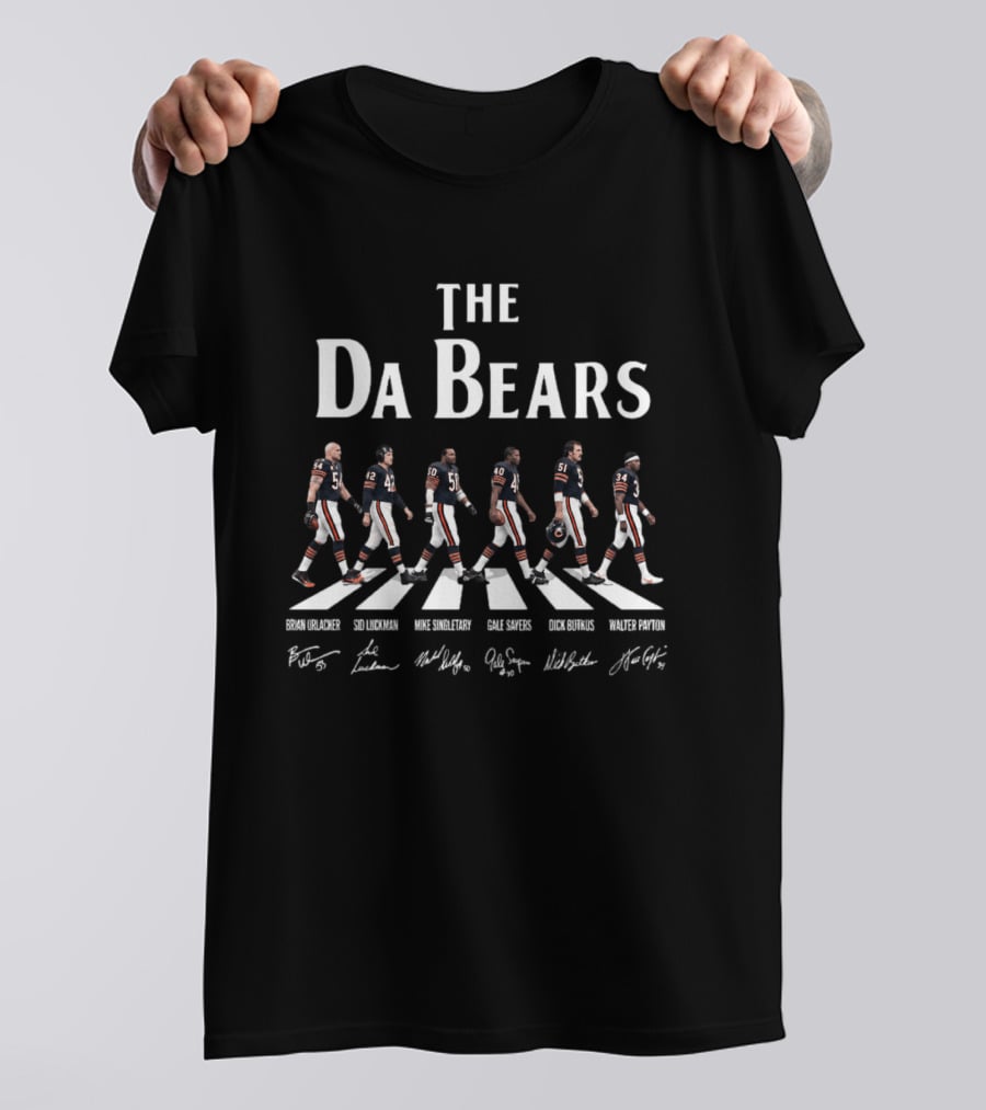 The Da Bears Urlacher Singletary Hester Peyton Chicago Football Legends T-Shirt