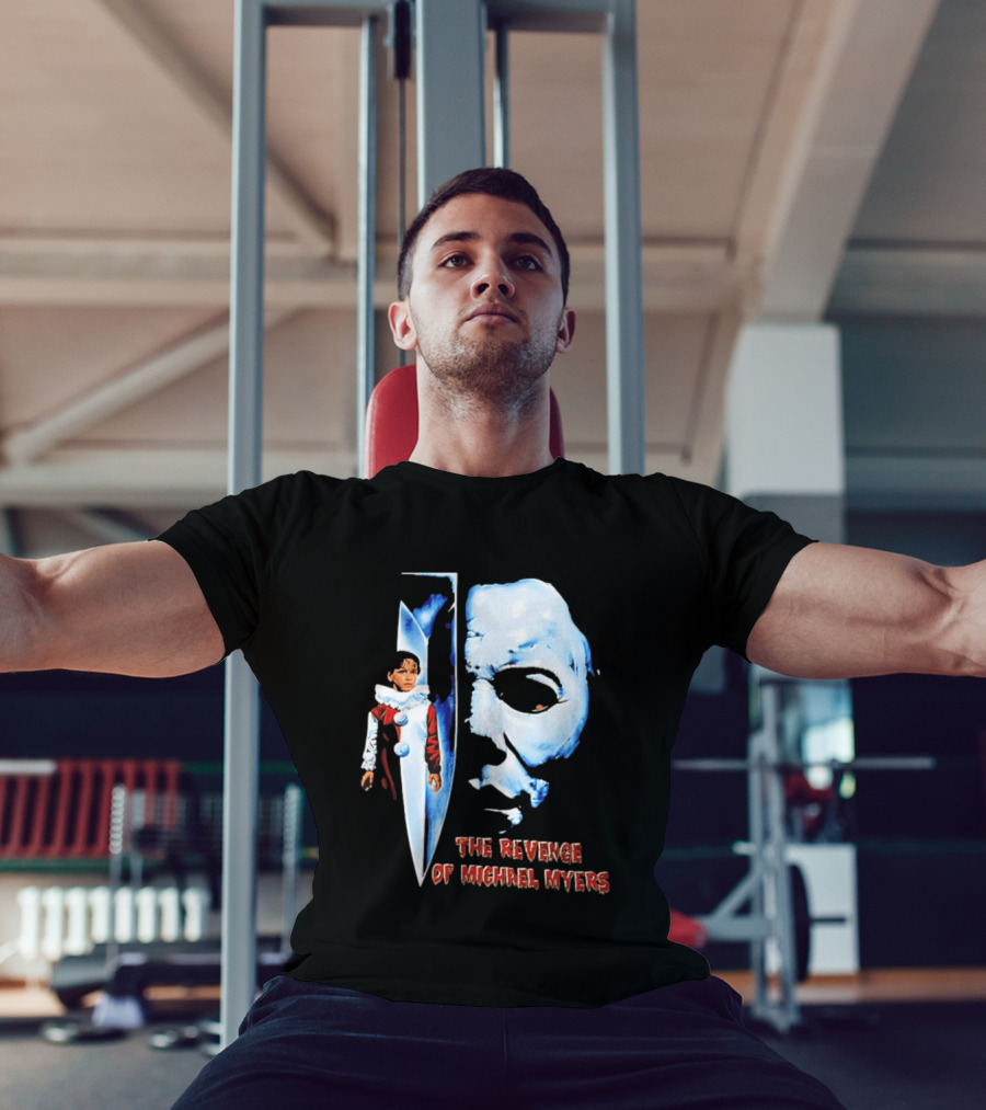 The Revenge Of Michael Myers Halloween Mask Knife Clown T-Shirt