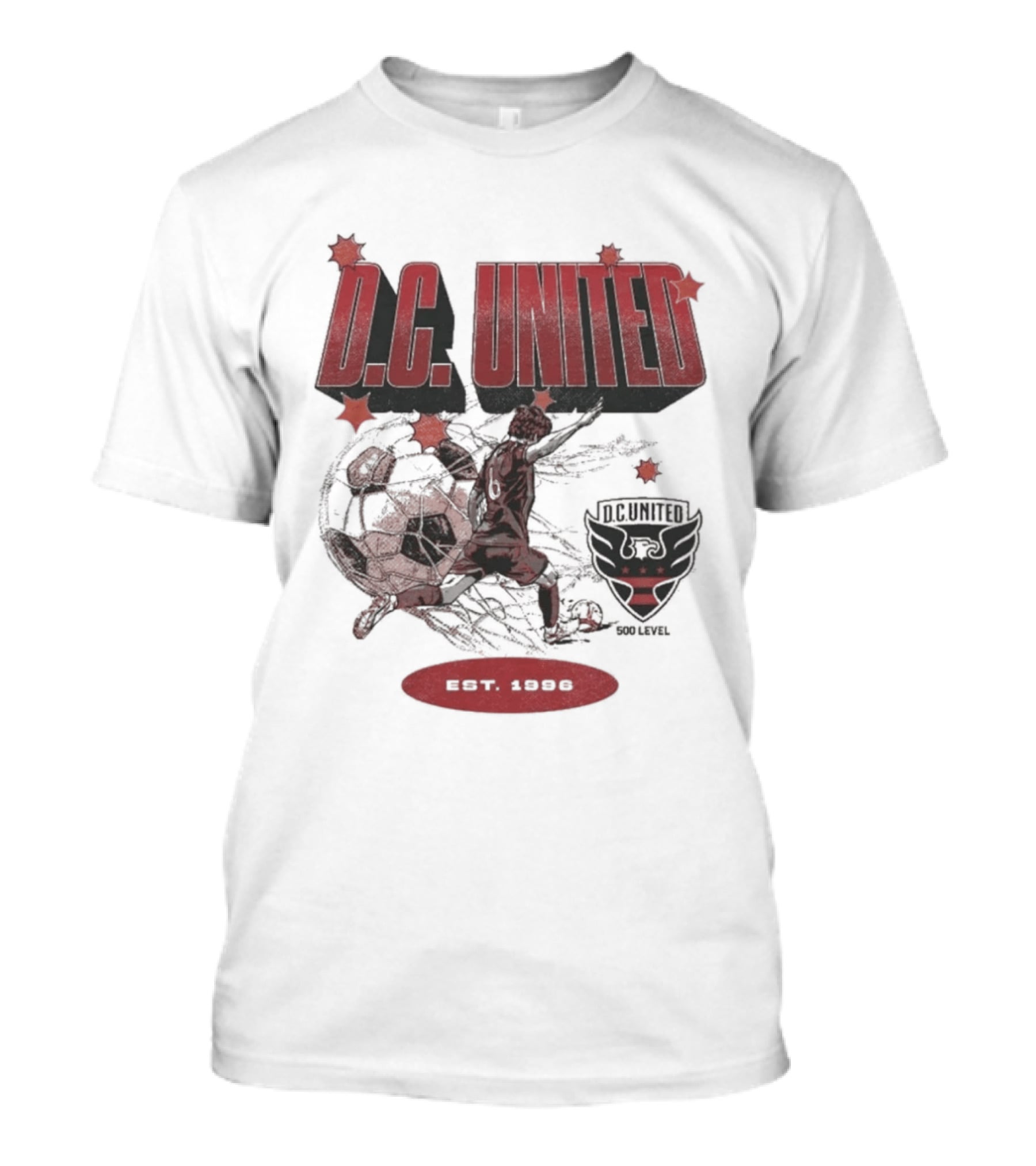 D.C. United All Net Soccer Logo EST 1996 T-Shirt