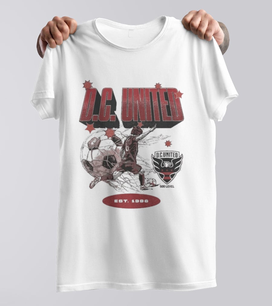D.C. United All Net Soccer Logo EST 1996 T-Shirt