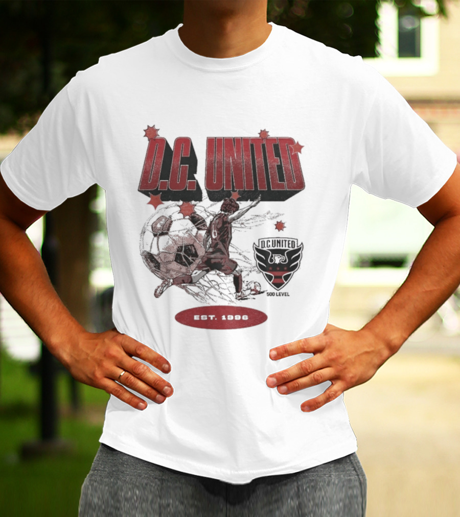 D.C. United All Net Soccer Logo EST 1996 T-Shirt