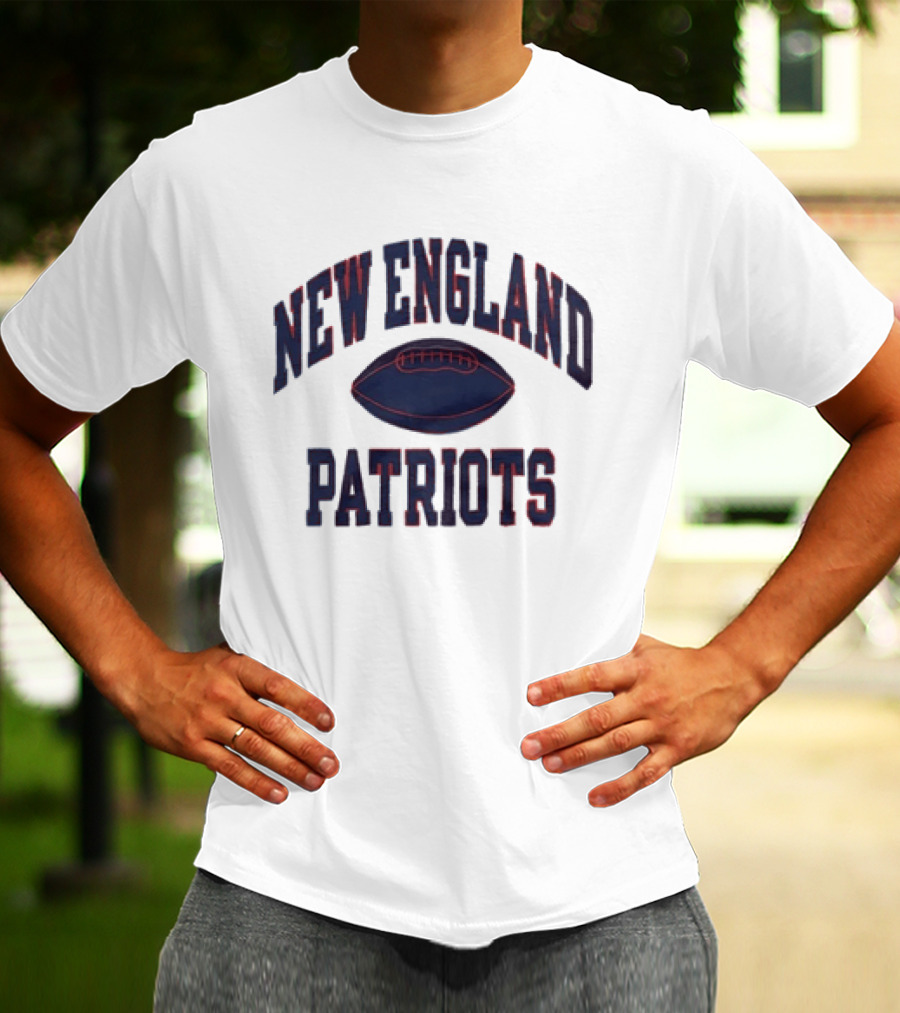 New England Patriots Gridiron Lightweight Football T-Shirt
