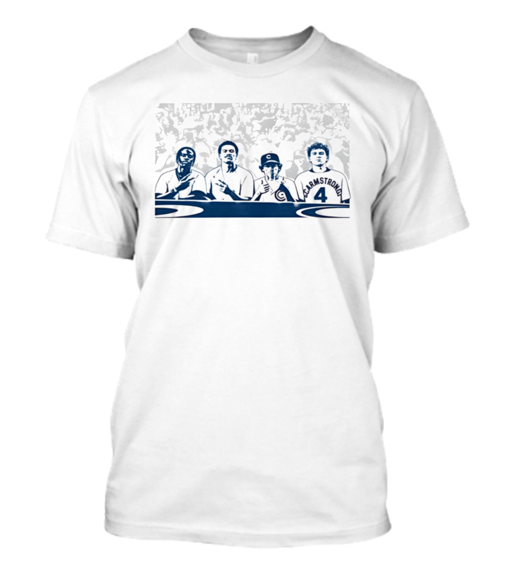 PCA Club Chicago Cubs Basketball Fan T-Shirt