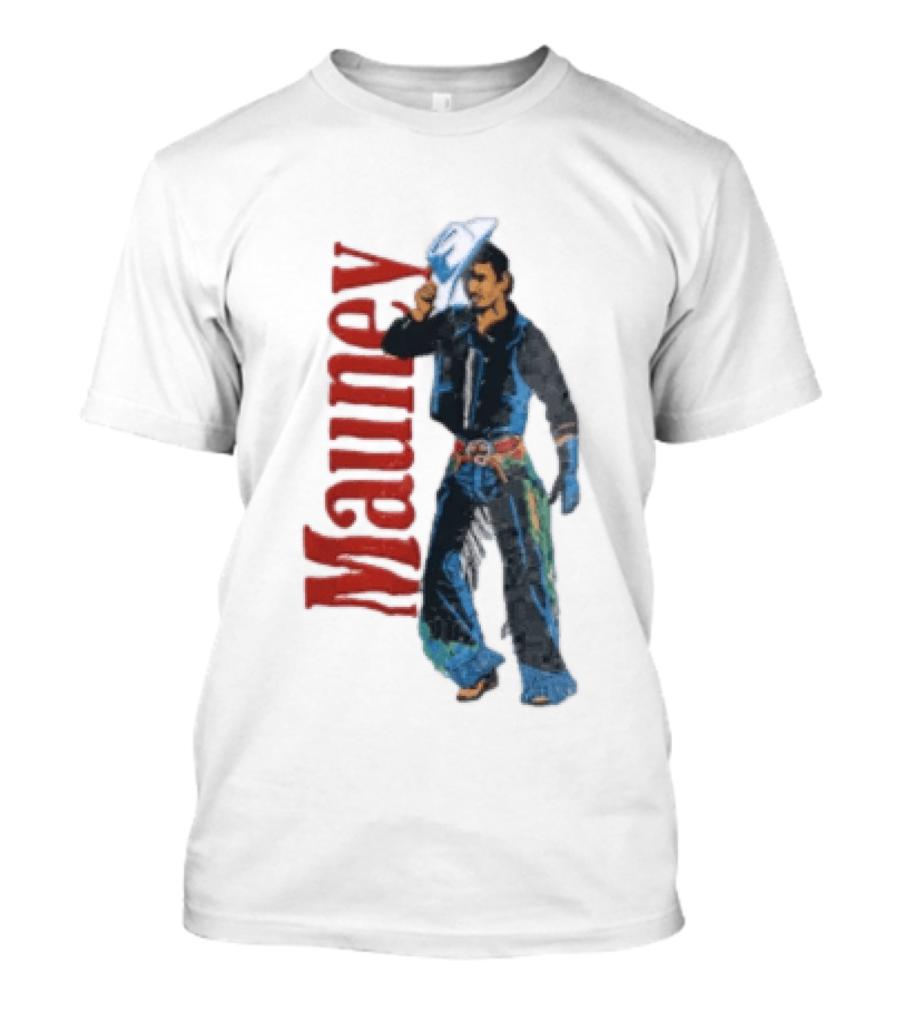 Mauney Cowboy Hat Salute Rodeo T-Shirt