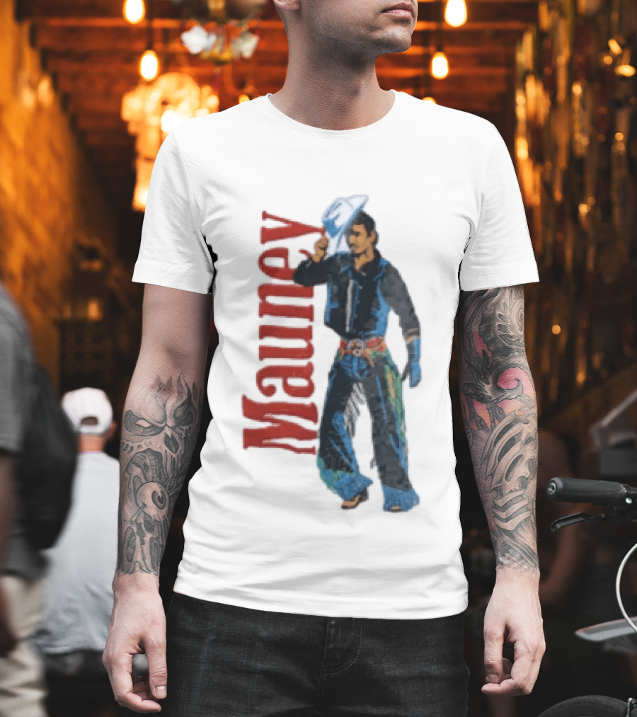 Mauney Cowboy Hat Salute Rodeo T-Shirt