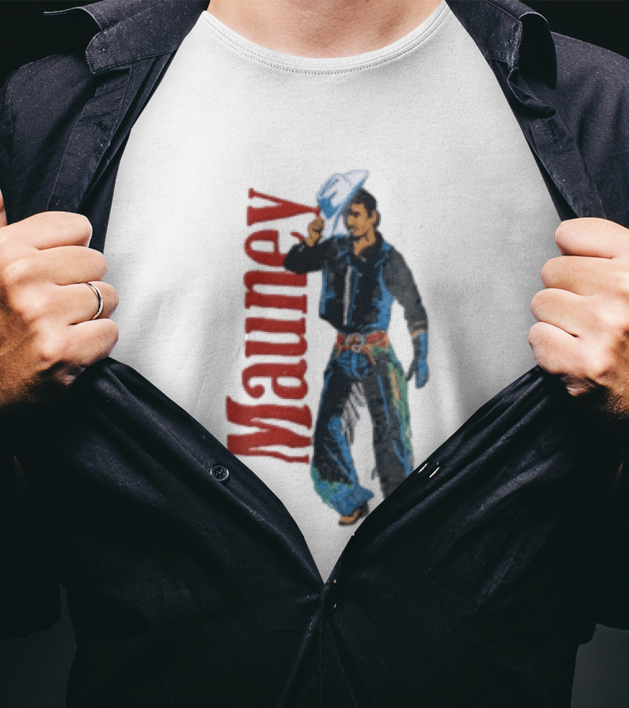 Mauney Cowboy Hat Salute Rodeo T-Shirt