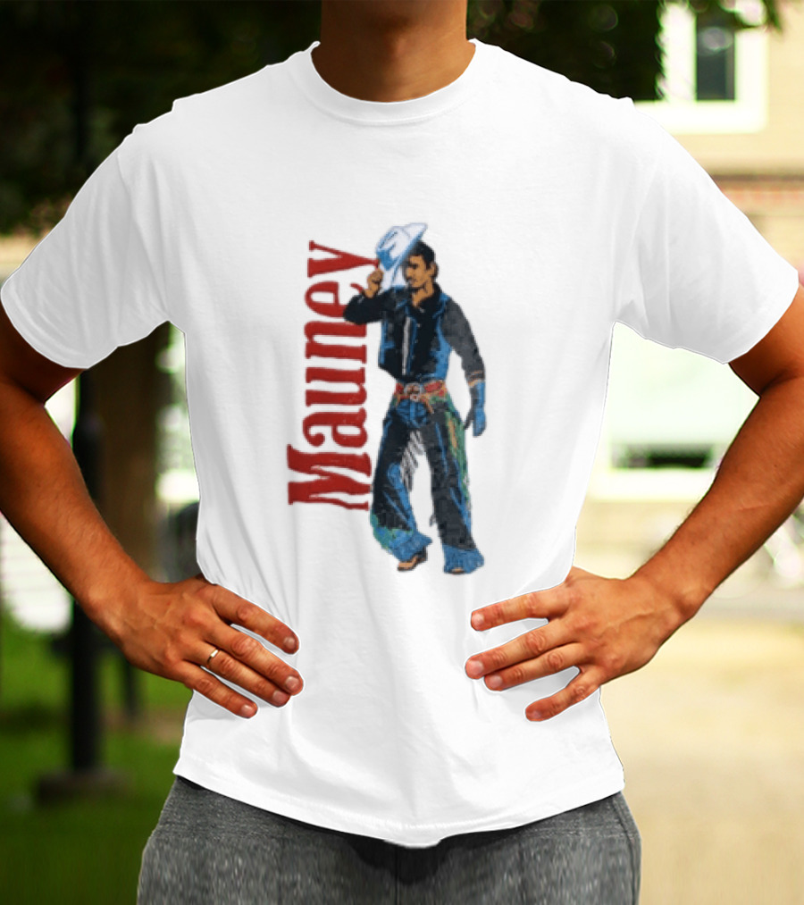 Mauney Cowboy Hat Salute Rodeo T-Shirt