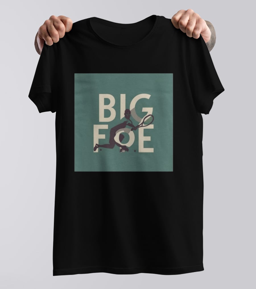 BIG FOE Frances Tiafoe Tennis Player Men's Cotton T-Shirt