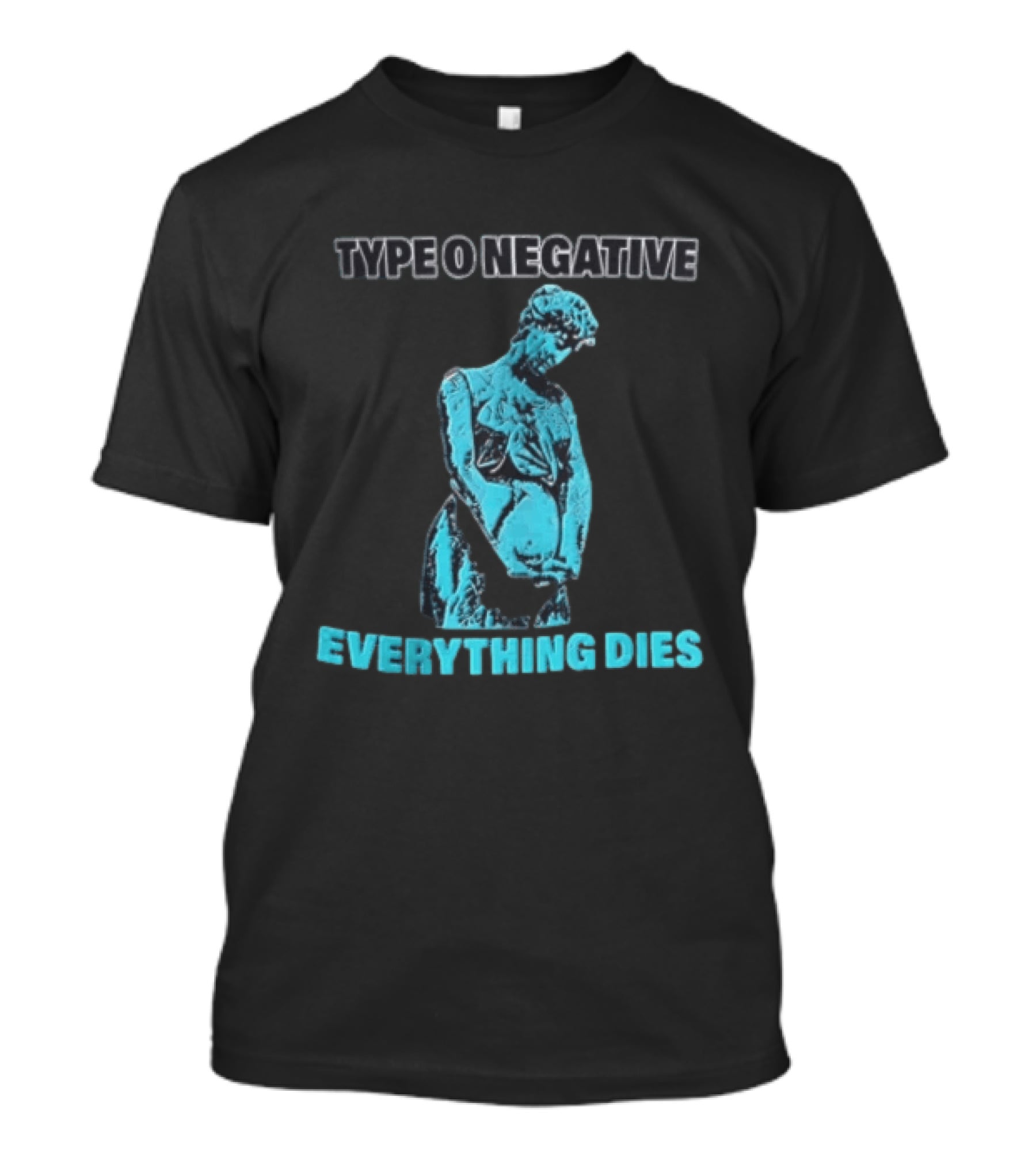 Type O Negative Everything Dies Blue Statue T-Shirt