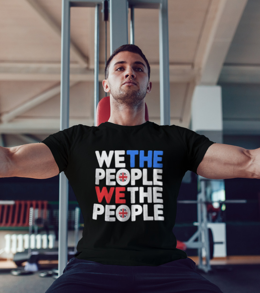 We The People UK British Flag Union Jack T-Shirt