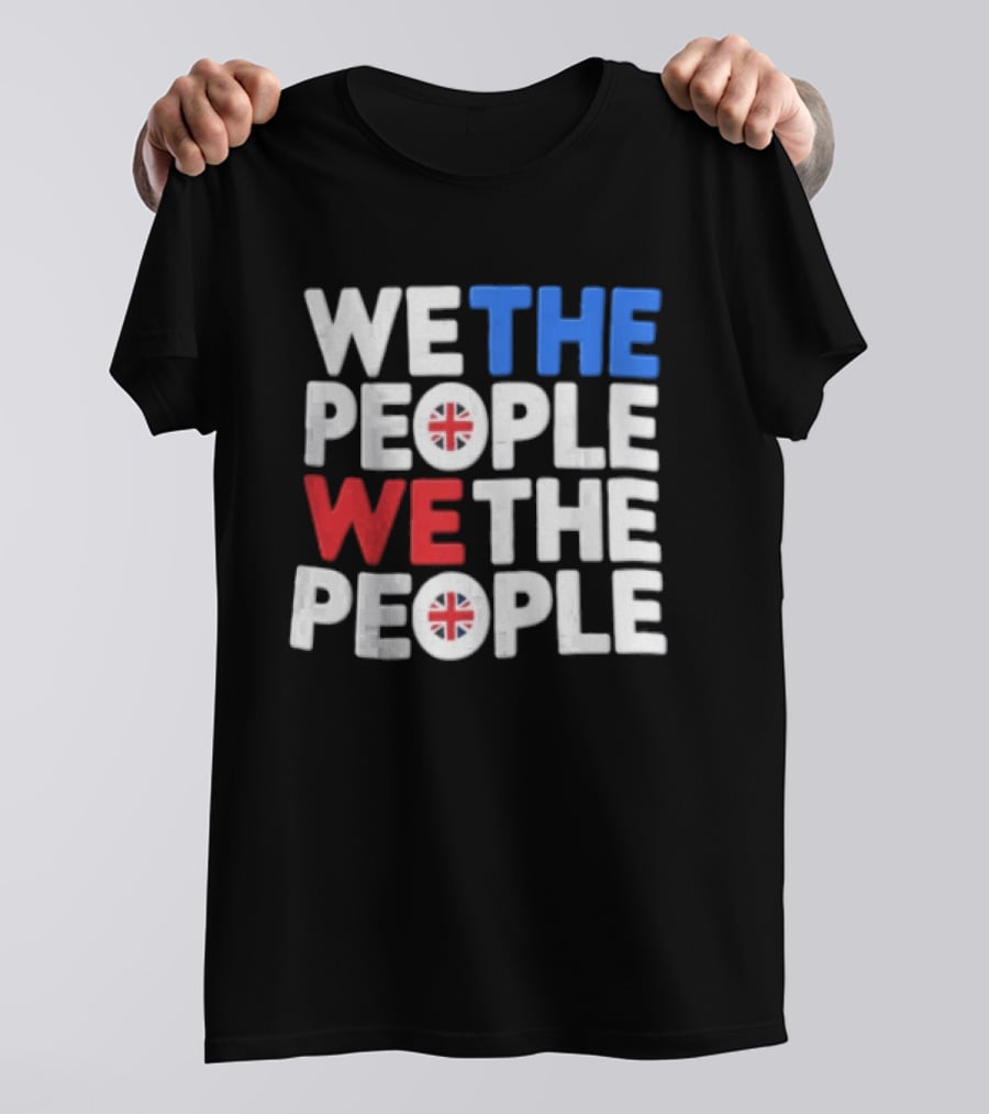We The People UK British Flag Union Jack T-Shirt