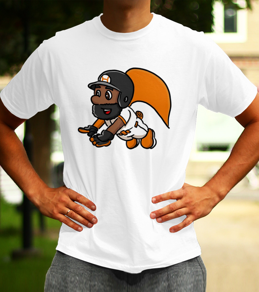 Super Baseball Bros Diving Catch Gamer Parody Superhero Player T-Shirt