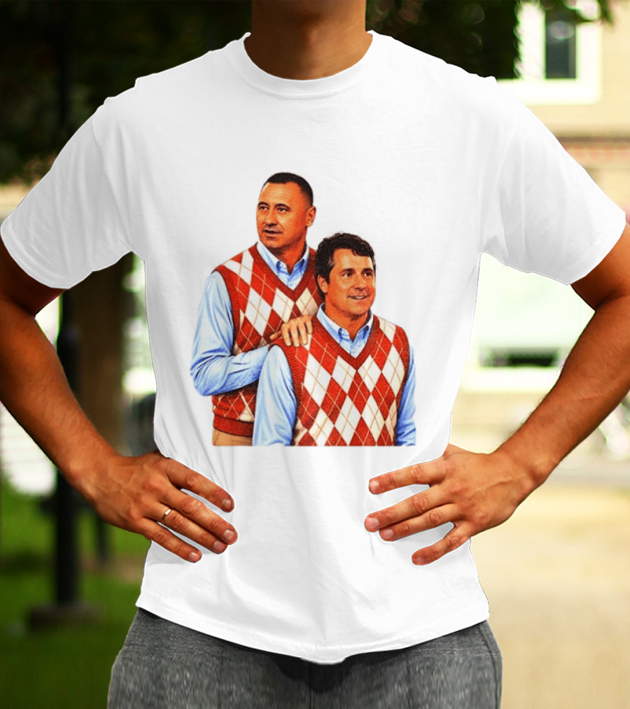 Texas Longhorns Football Coach Step Brothers Argyle Sweater Comedy T-Shirt