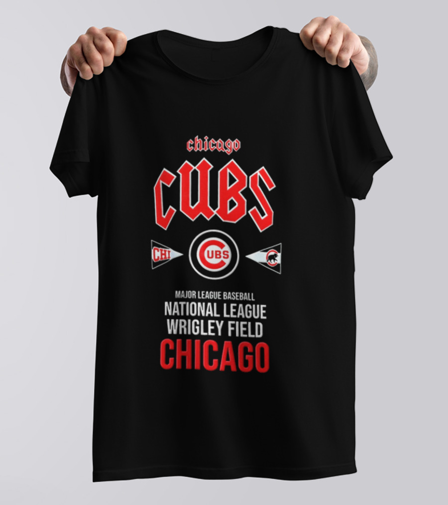 Chicago Cubs National League Wrigley Field Major League Baseball Chicago T-Shirt