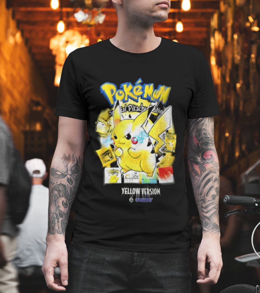Pokémon Special Pikachu Edition Yellow Version Game Boy Nintendo T-Shirt