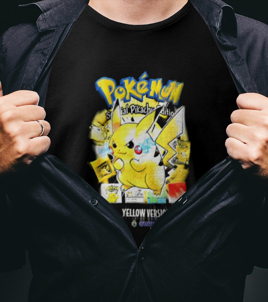Pokémon Special Pikachu Edition Yellow Version Game Boy Nintendo T-Shirt